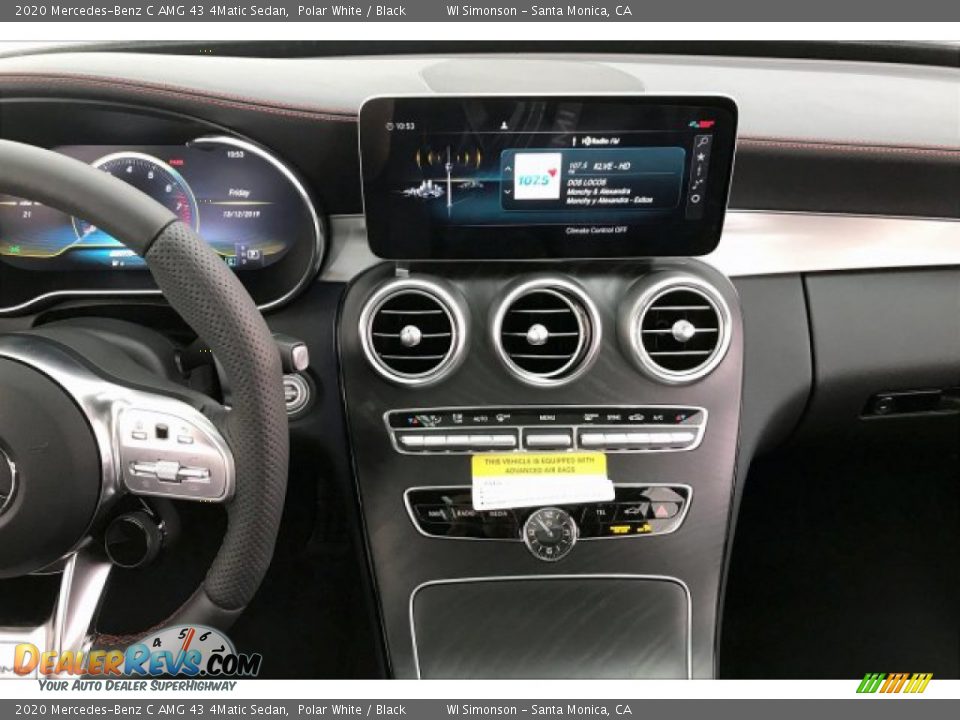 2020 Mercedes-Benz C AMG 43 4Matic Sedan Polar White / Black Photo #5