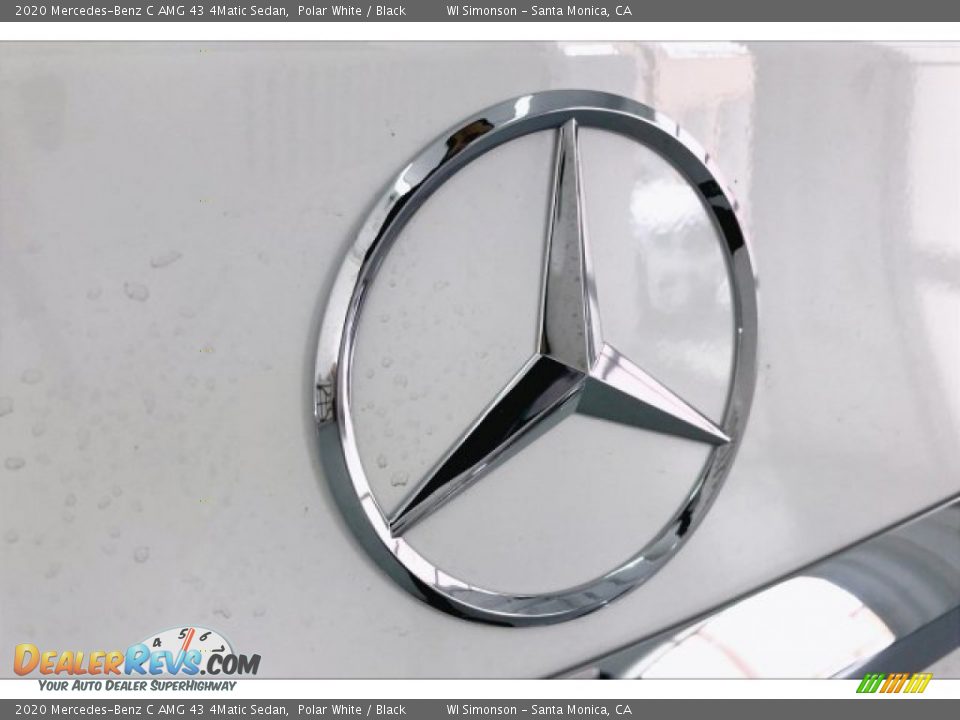 2020 Mercedes-Benz C AMG 43 4Matic Sedan Polar White / Black Photo #7
