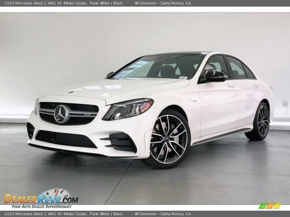 2020 Mercedes-Benz C AMG 43 4Matic Sedan Polar White / Black Photo #12