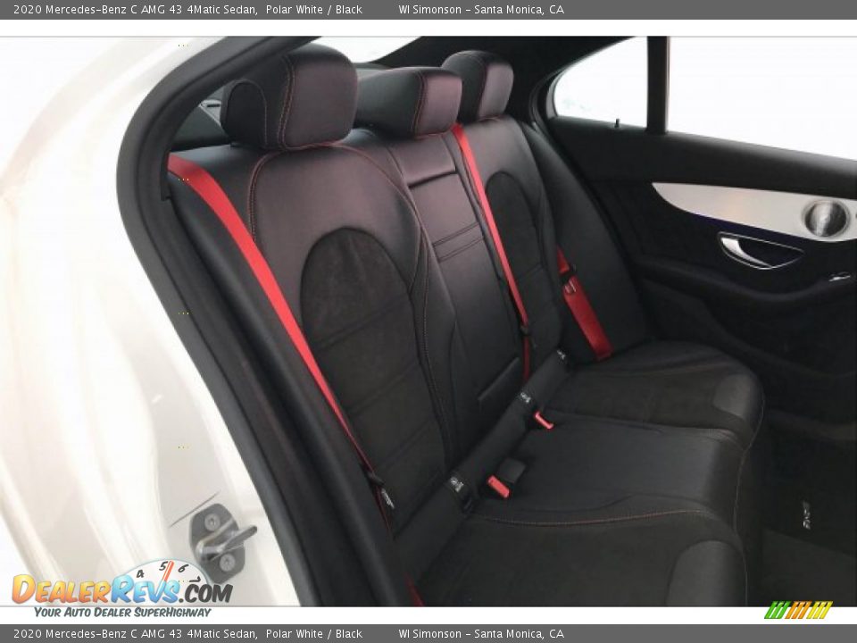 2020 Mercedes-Benz C AMG 43 4Matic Sedan Polar White / Black Photo #13