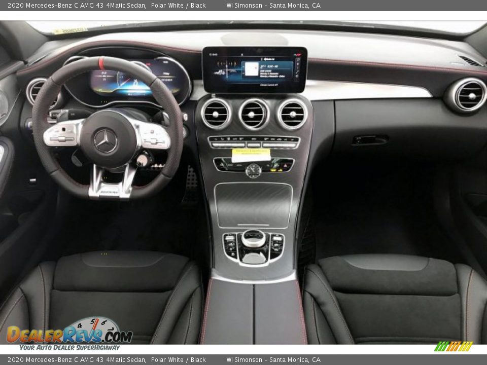 2020 Mercedes-Benz C AMG 43 4Matic Sedan Polar White / Black Photo #17