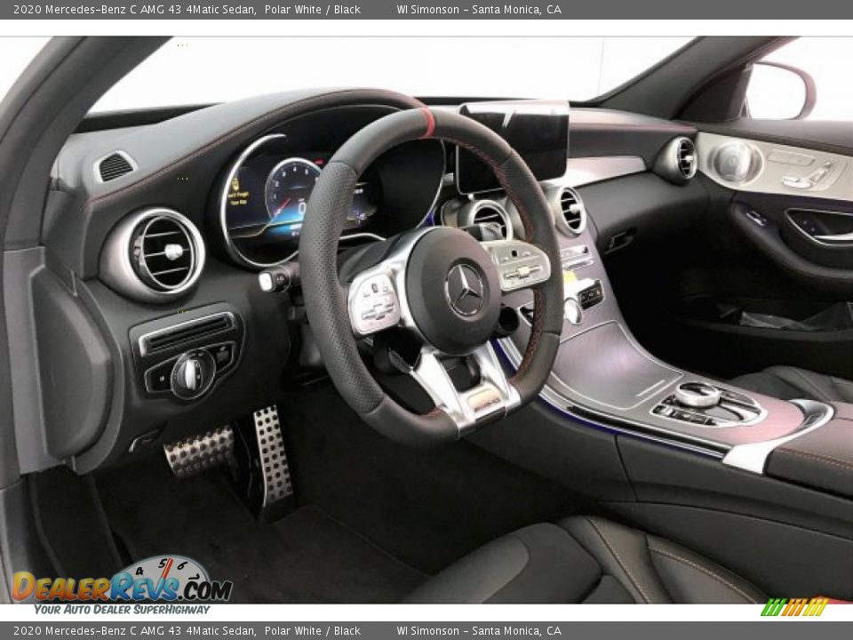 2020 Mercedes-Benz C AMG 43 4Matic Sedan Polar White / Black Photo #22