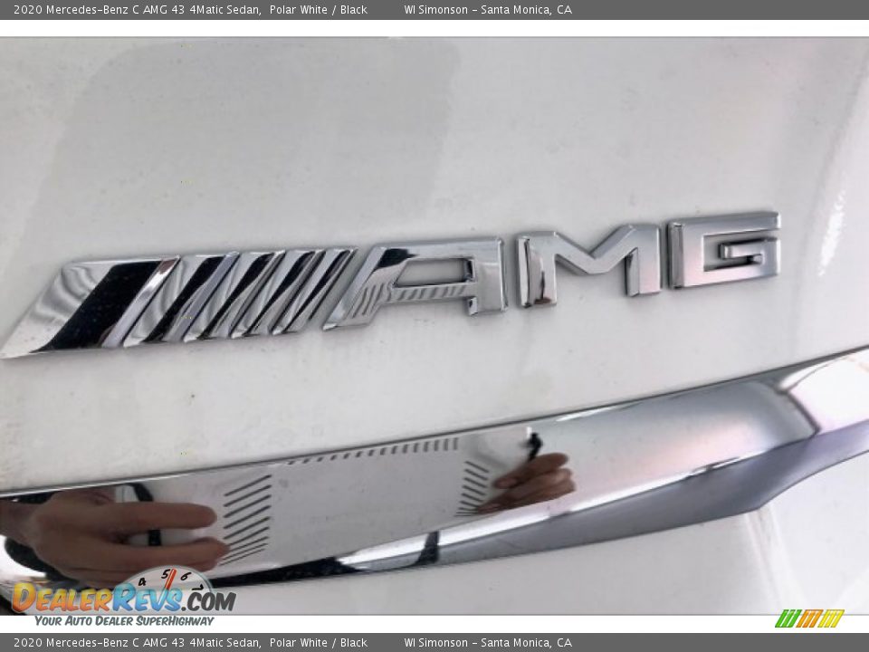 2020 Mercedes-Benz C AMG 43 4Matic Sedan Polar White / Black Photo #27