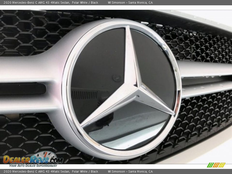 2020 Mercedes-Benz C AMG 43 4Matic Sedan Polar White / Black Photo #33