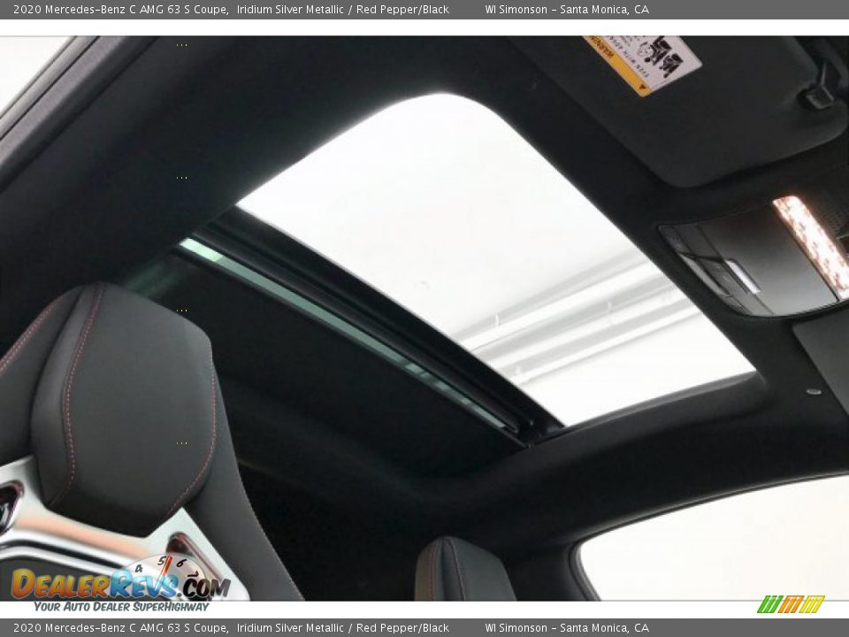 Sunroof of 2020 Mercedes-Benz C AMG 63 S Coupe Photo #29