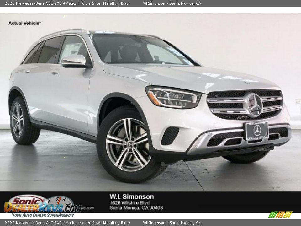 2020 Mercedes-Benz GLC 300 4Matic Iridium Silver Metallic / Black Photo #1