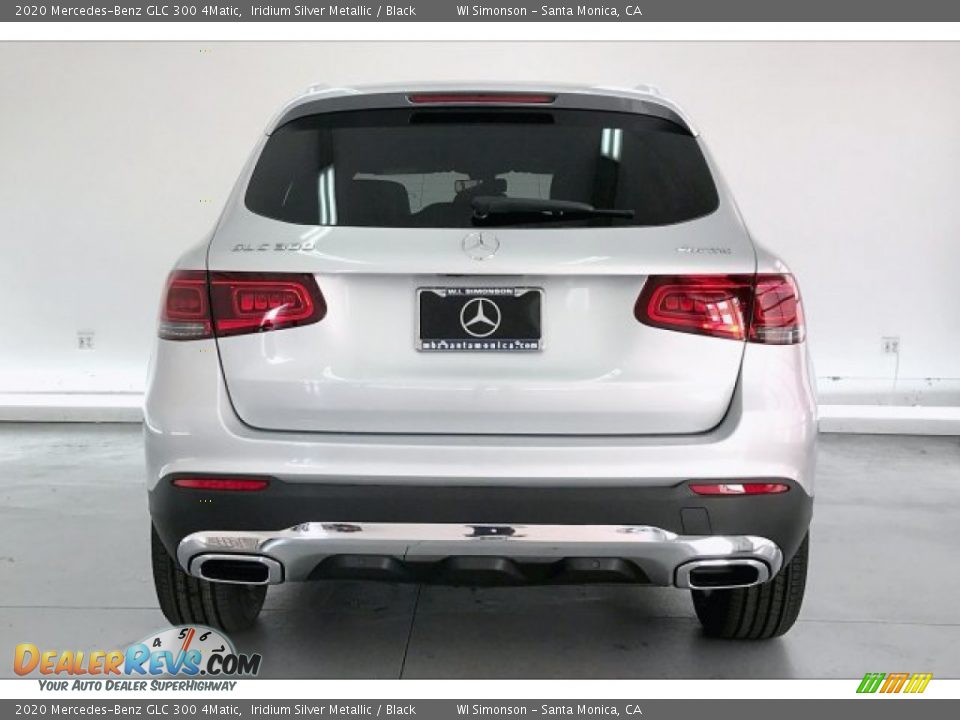 2020 Mercedes-Benz GLC 300 4Matic Iridium Silver Metallic / Black Photo #3