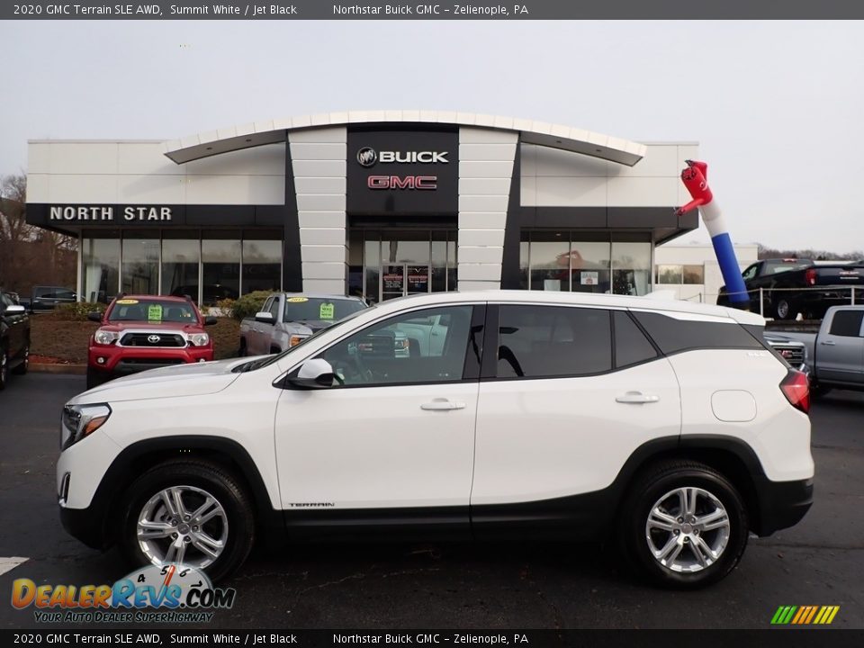 2020 GMC Terrain SLE AWD Summit White / Jet Black Photo #1