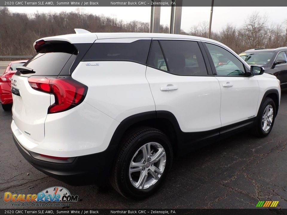 2020 GMC Terrain SLE AWD Summit White / Jet Black Photo #9