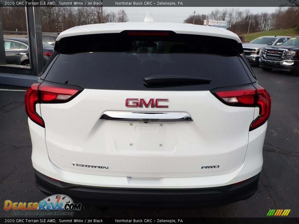 2020 GMC Terrain SLE AWD Summit White / Jet Black Photo #10