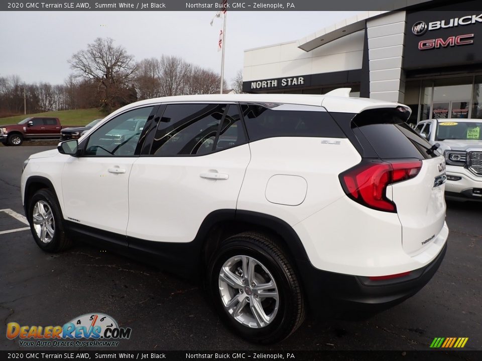 2020 GMC Terrain SLE AWD Summit White / Jet Black Photo #12