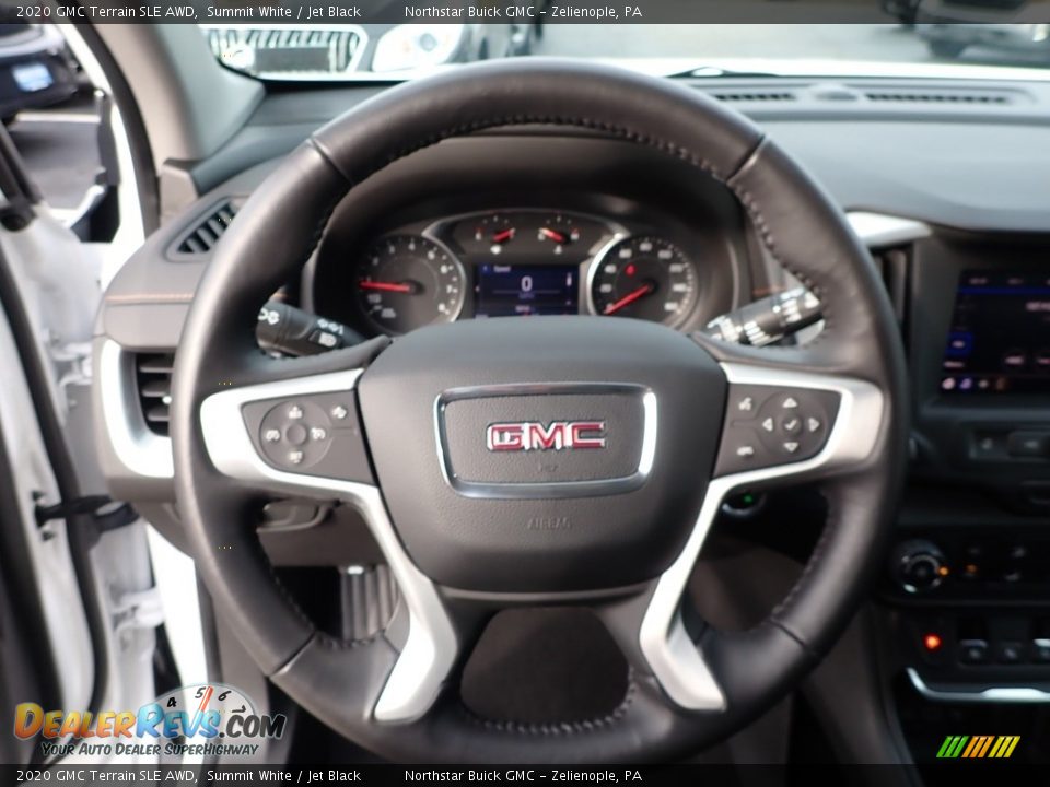 2020 GMC Terrain SLE AWD Summit White / Jet Black Photo #21