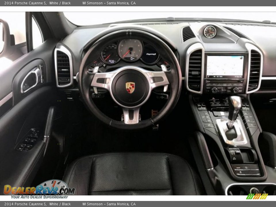 2014 Porsche Cayenne S White / Black Photo #4