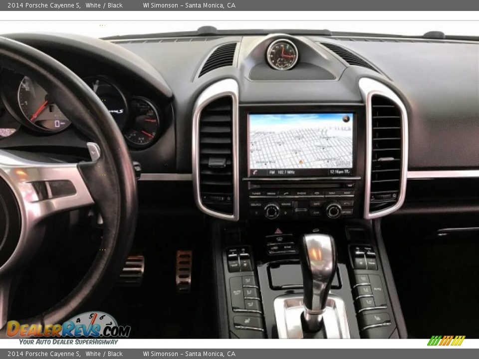 2014 Porsche Cayenne S White / Black Photo #5