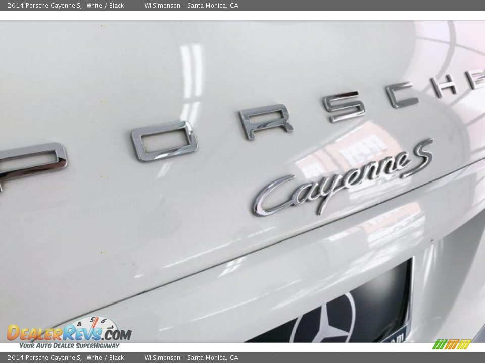 2014 Porsche Cayenne S White / Black Photo #7