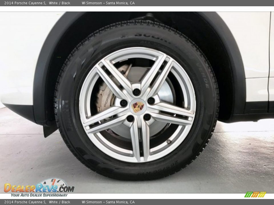 2014 Porsche Cayenne S White / Black Photo #8