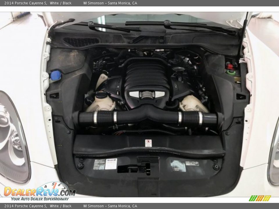 2014 Porsche Cayenne S White / Black Photo #9