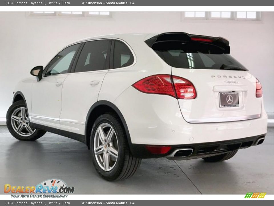 2014 Porsche Cayenne S White / Black Photo #10