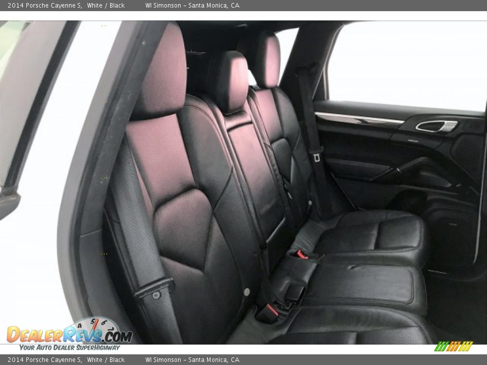 2014 Porsche Cayenne S White / Black Photo #13