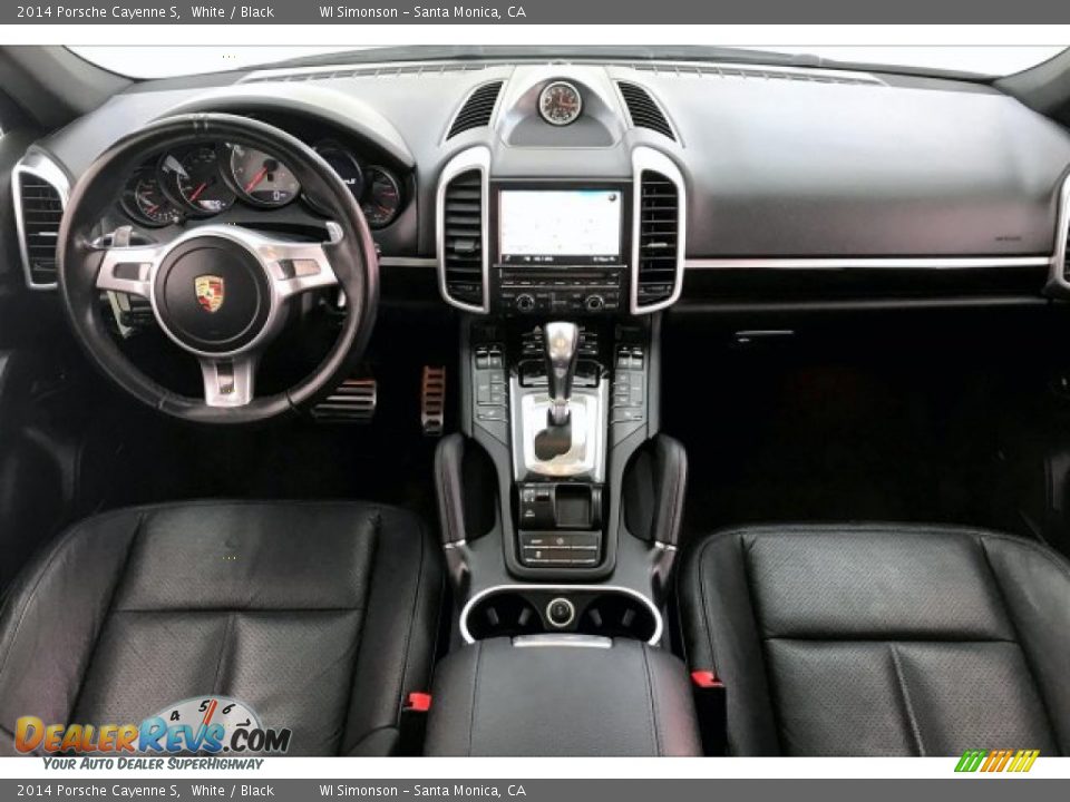 2014 Porsche Cayenne S White / Black Photo #17