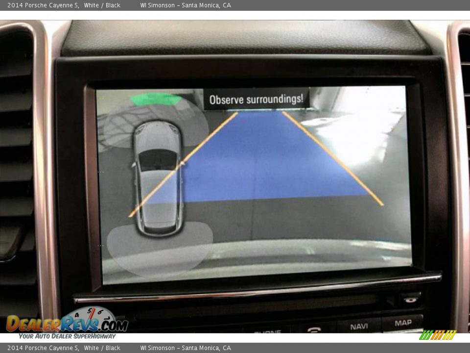 2014 Porsche Cayenne S White / Black Photo #21