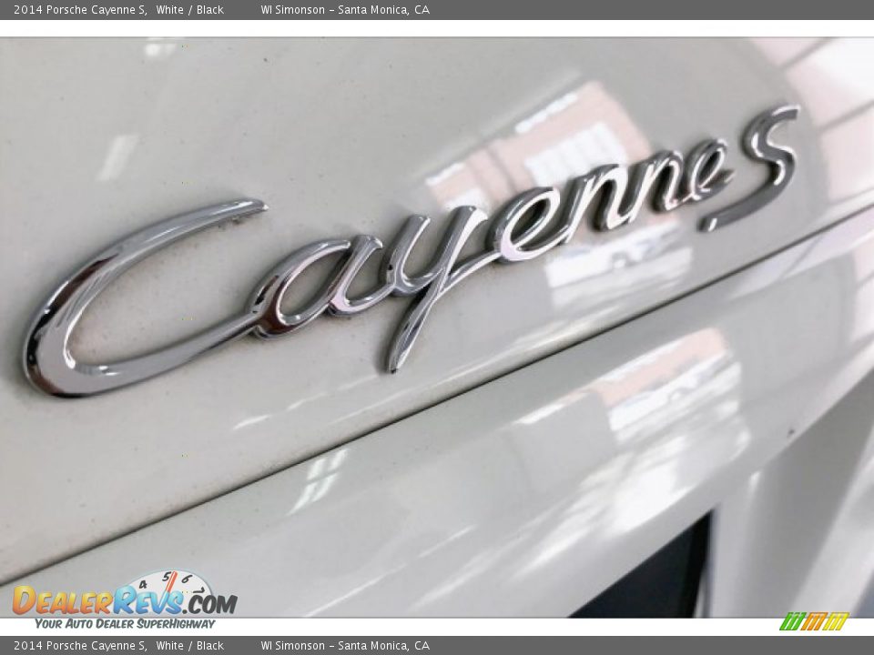 2014 Porsche Cayenne S White / Black Photo #27