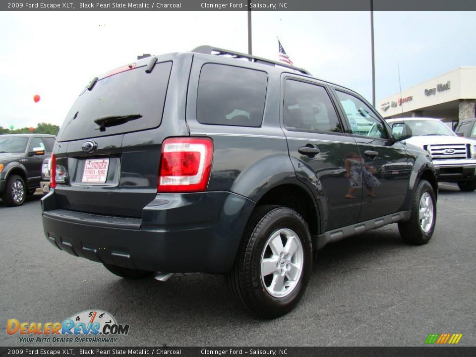 2009 Ford Escape XLT Black Pearl Slate Metallic / Charcoal Photo #3