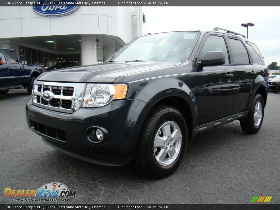 2009 Ford Escape XLT Black Pearl Slate Metallic / Charcoal Photo #6