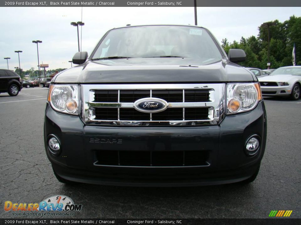 2009 Ford Escape XLT Black Pearl Slate Metallic / Charcoal Photo #7