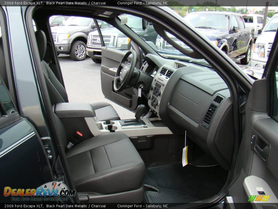 2009 Ford Escape XLT Black Pearl Slate Metallic / Charcoal Photo #12