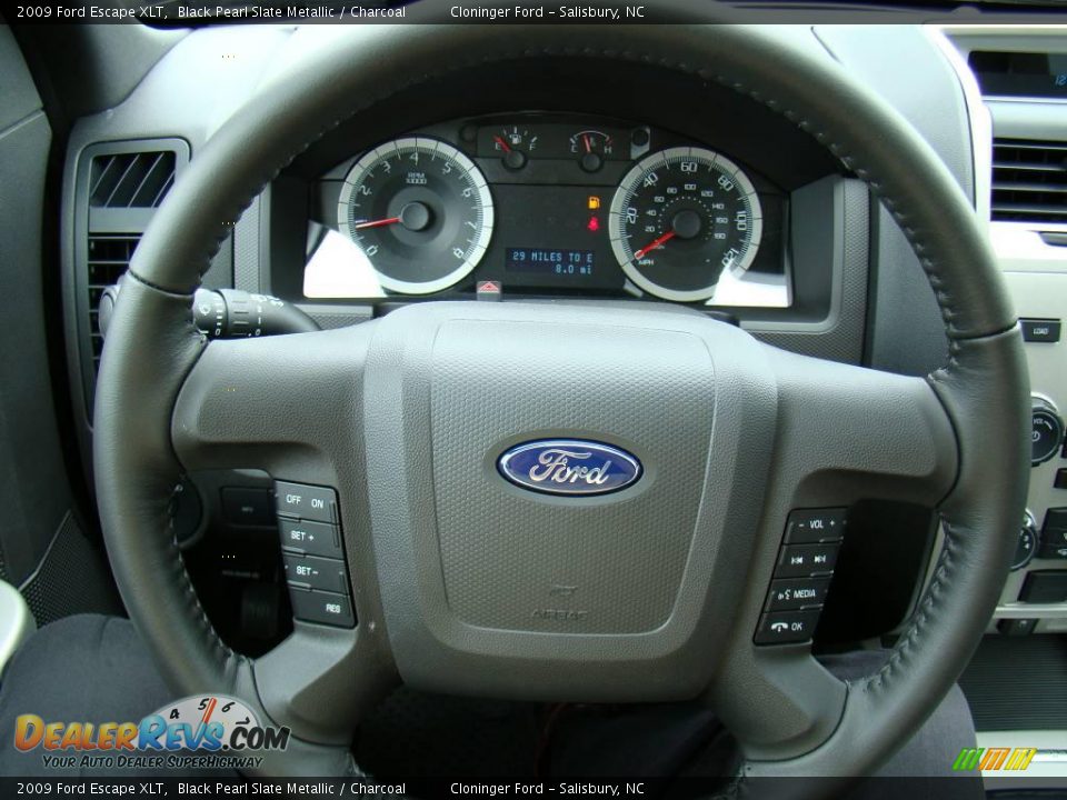 2009 Ford Escape XLT Black Pearl Slate Metallic / Charcoal Photo #19