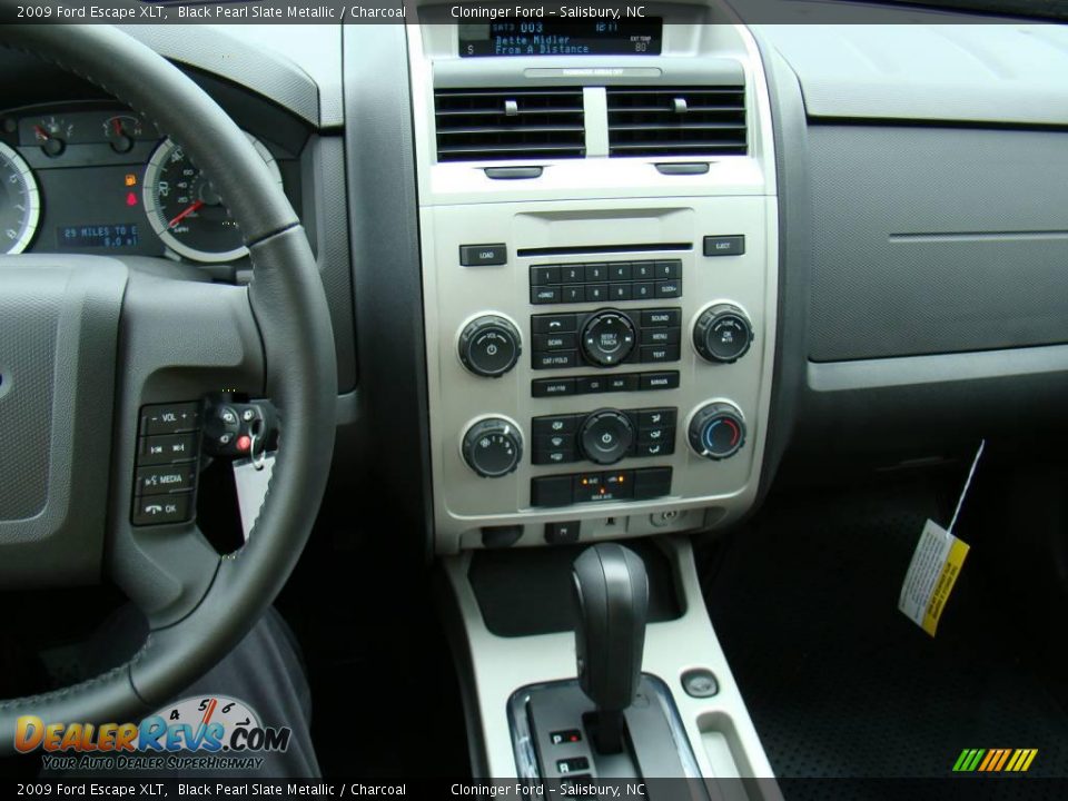 2009 Ford Escape XLT Black Pearl Slate Metallic / Charcoal Photo #27