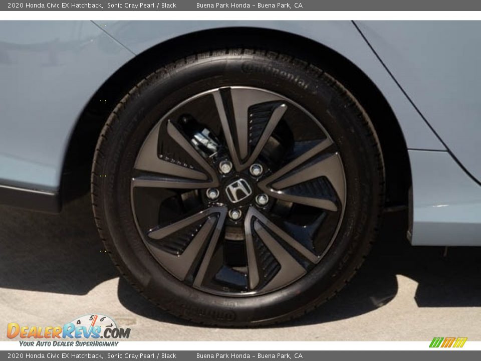 2020 Honda Civic EX Hatchback Sonic Gray Pearl / Black Photo #11