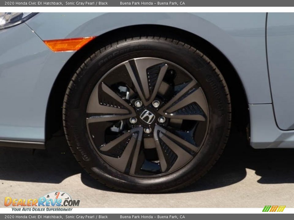 2020 Honda Civic EX Hatchback Sonic Gray Pearl / Black Photo #13