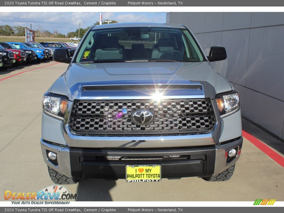 2020 Toyota Tundra TSS Off Road CrewMax Cement / Graphite Photo #3