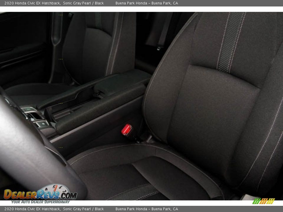 2020 Honda Civic EX Hatchback Sonic Gray Pearl / Black Photo #25