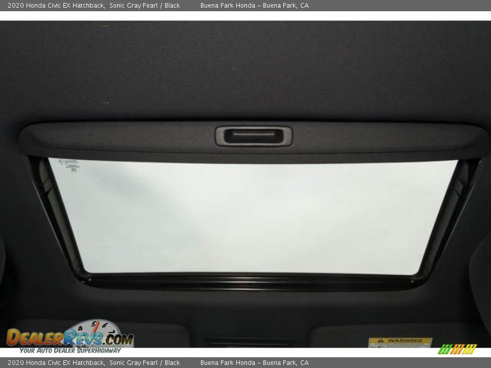 2020 Honda Civic EX Hatchback Sonic Gray Pearl / Black Photo #26