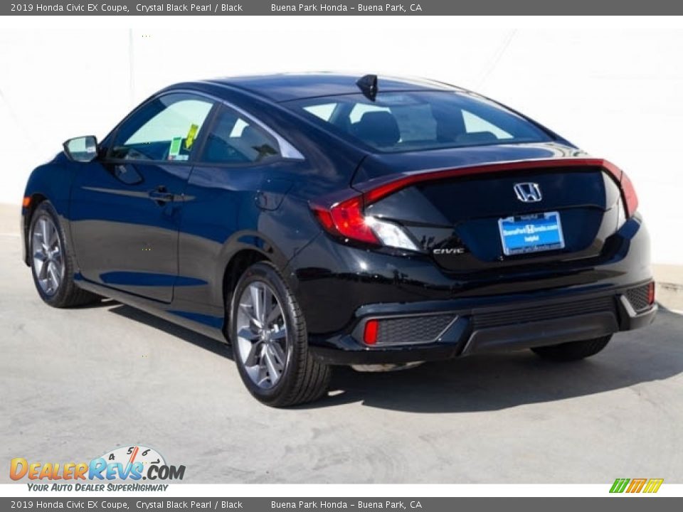 2019 Honda Civic EX Coupe Crystal Black Pearl / Black Photo #2