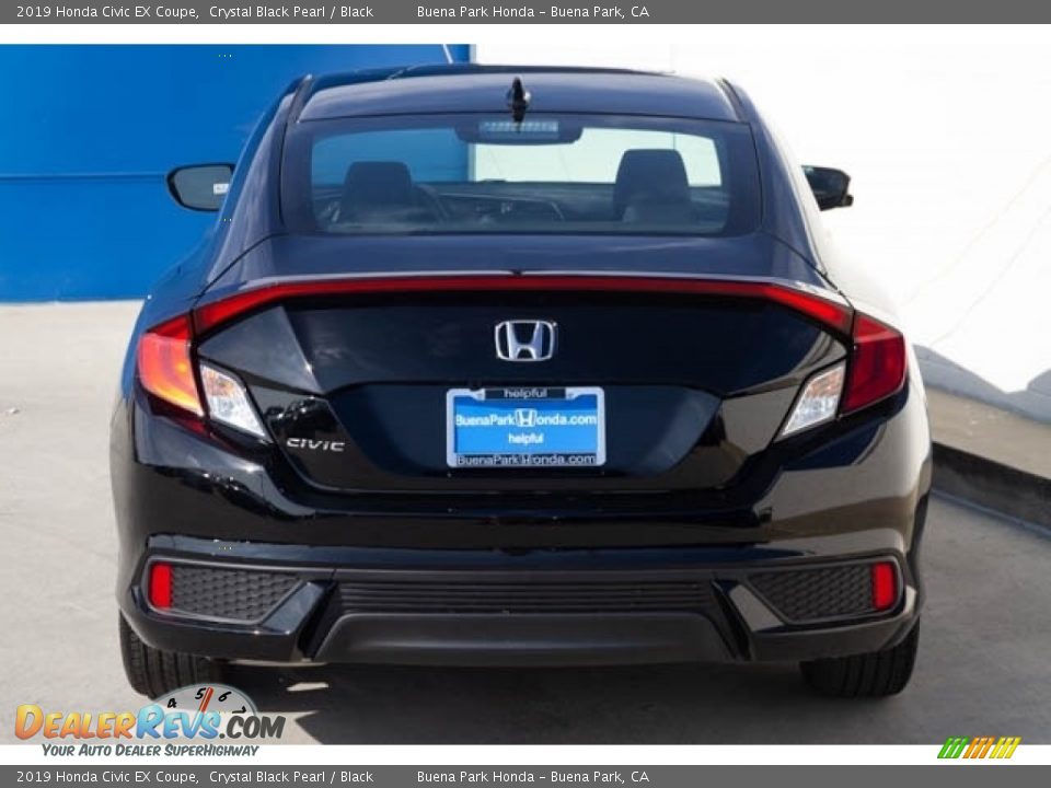 2019 Honda Civic EX Coupe Crystal Black Pearl / Black Photo #5