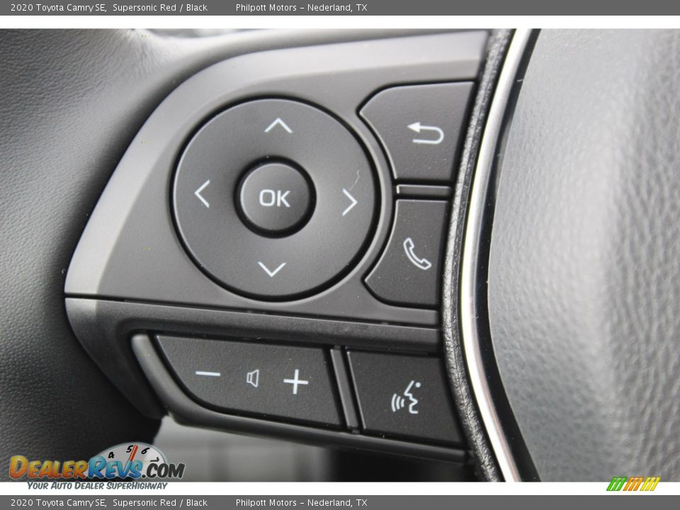 2020 Toyota Camry SE Supersonic Red / Black Photo #12