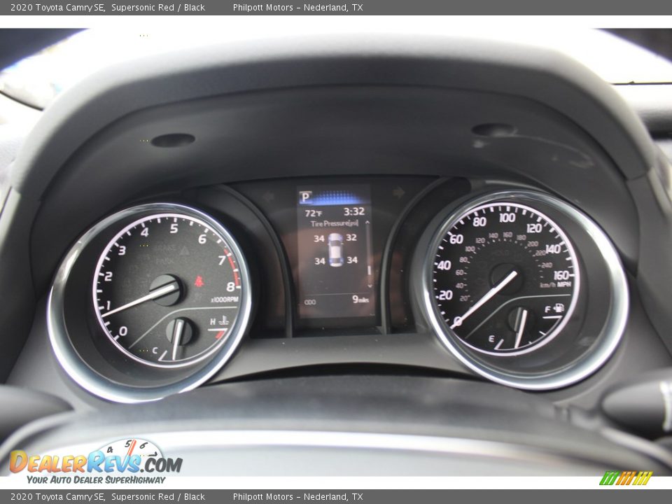 2020 Toyota Camry SE Supersonic Red / Black Photo #14