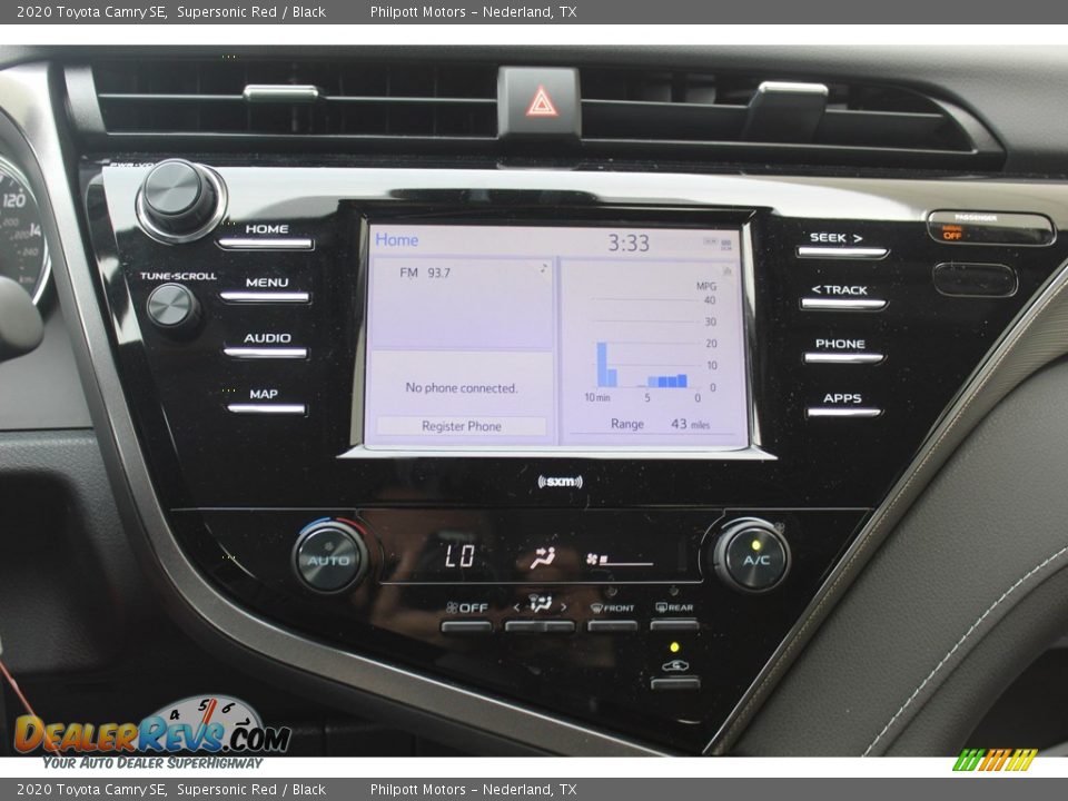 2020 Toyota Camry SE Supersonic Red / Black Photo #17