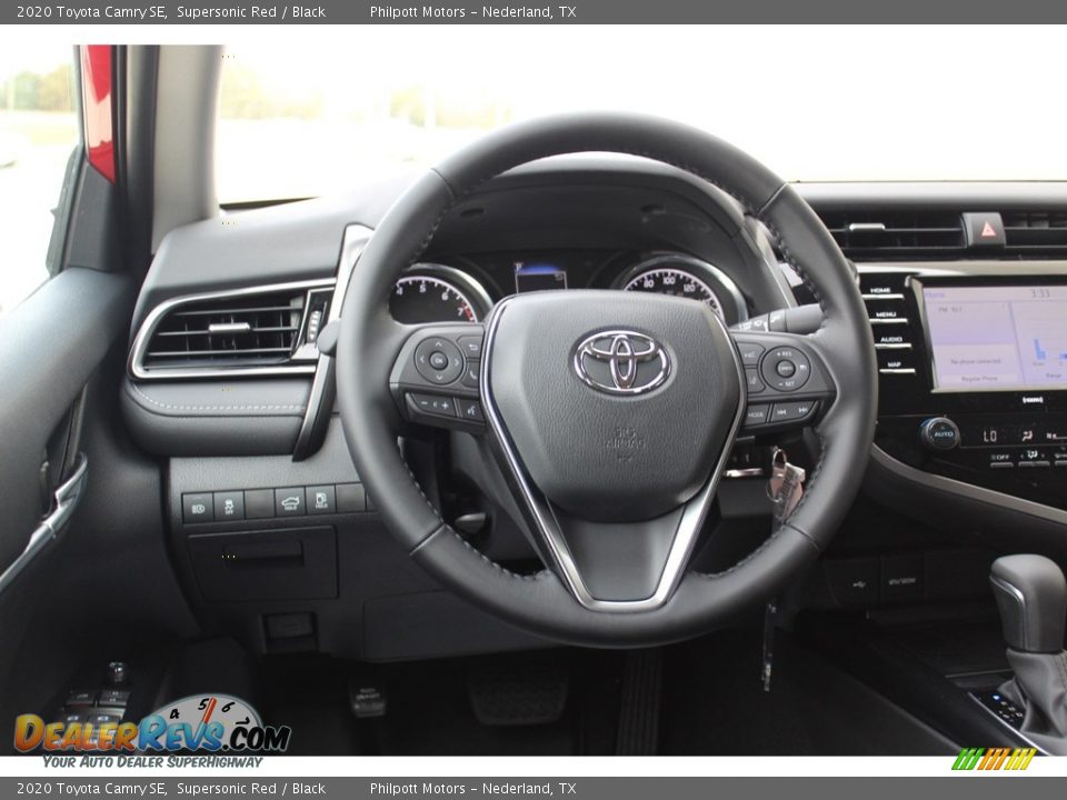 2020 Toyota Camry SE Supersonic Red / Black Photo #22