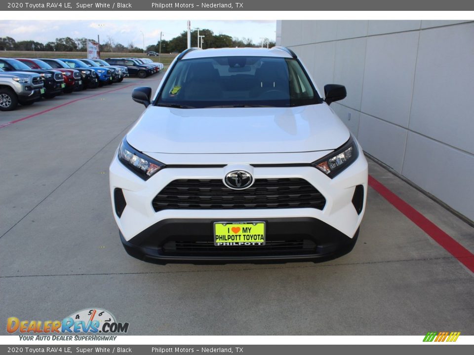 2020 Toyota RAV4 LE Super White / Black Photo #3