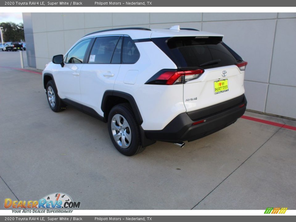 2020 Toyota RAV4 LE Super White / Black Photo #5