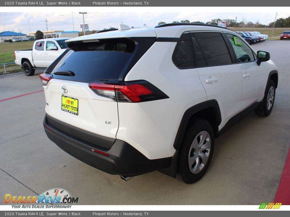 2020 Toyota RAV4 LE Super White / Black Photo #7