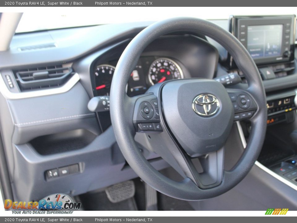 2020 Toyota RAV4 LE Super White / Black Photo #11