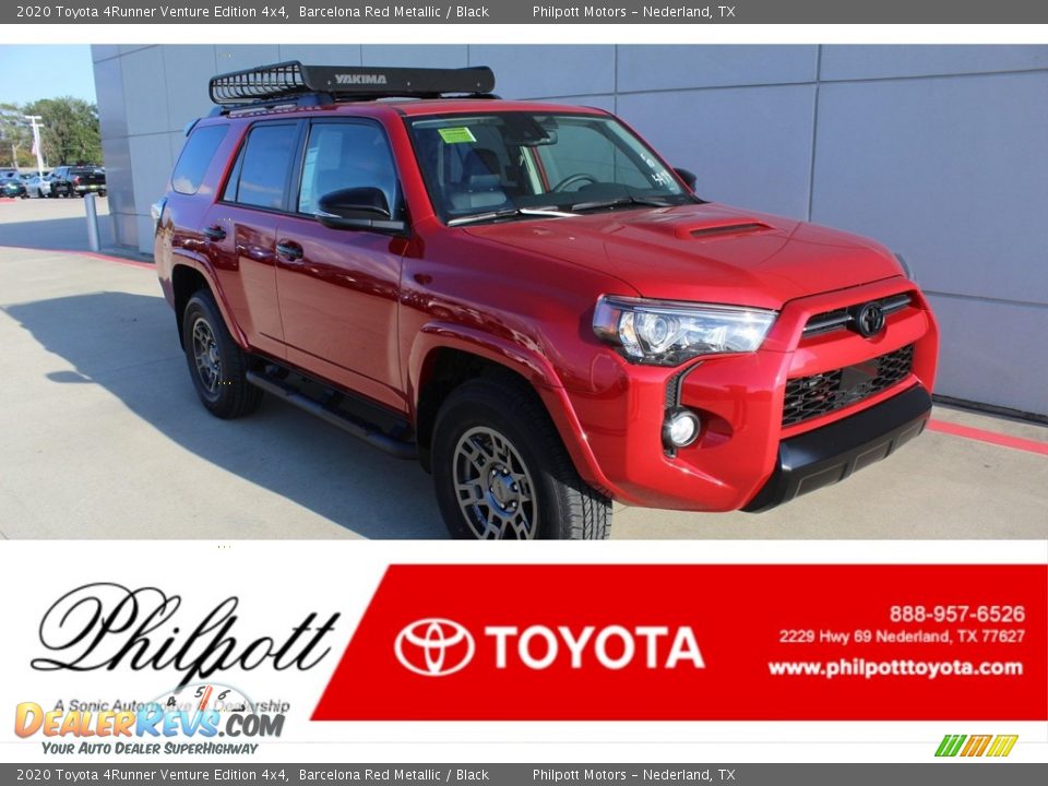 2020 Toyota 4Runner Venture Edition 4x4 Barcelona Red Metallic / Black Photo #1