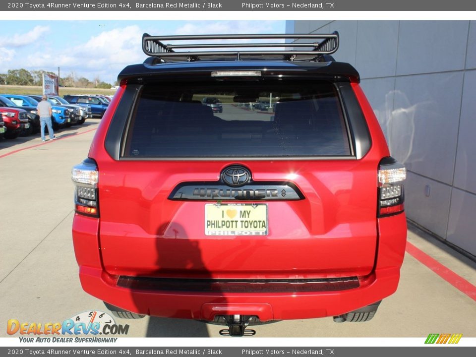 2020 Toyota 4Runner Venture Edition 4x4 Barcelona Red Metallic / Black Photo #7