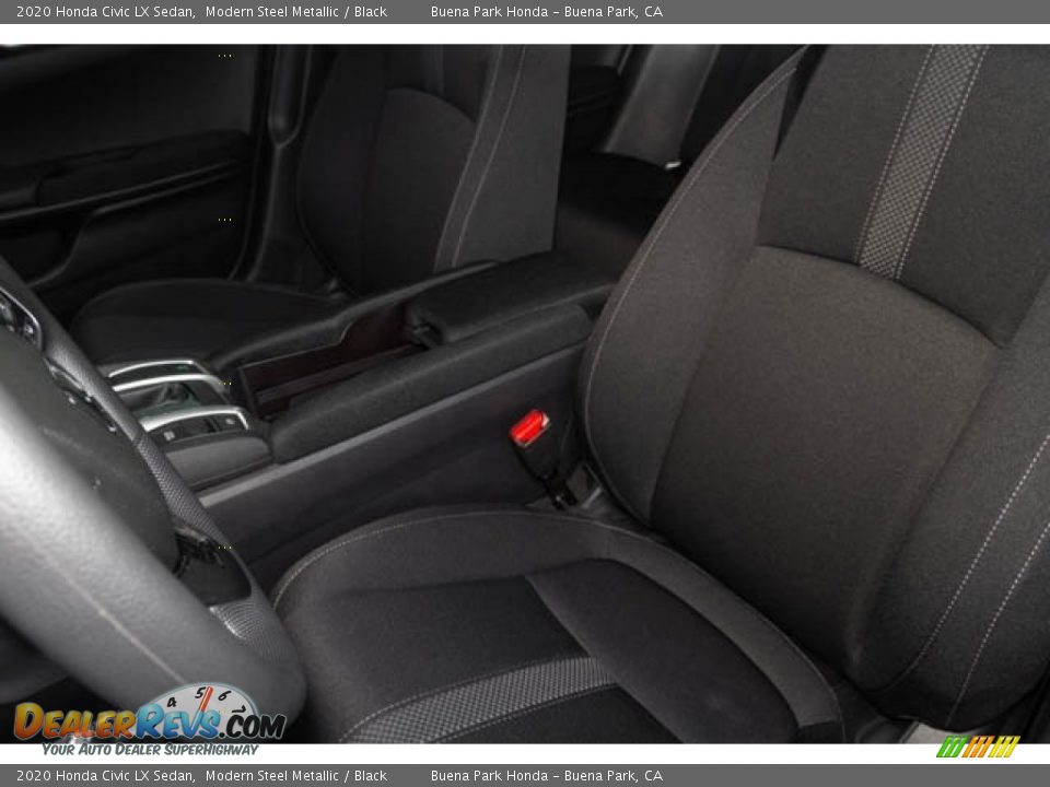 2020 Honda Civic LX Sedan Modern Steel Metallic / Black Photo #24